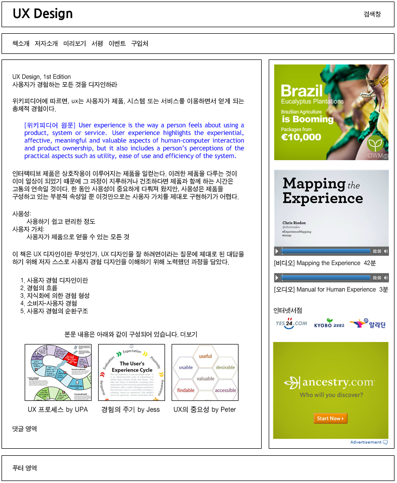 srcdoc 속성의 지정 방식과 결과 예시