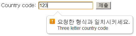 pattern 속성의 지정 방식과 결과 예시 2